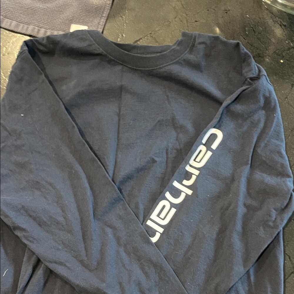 Carhartt Dark Blue Long Sleeve Tee